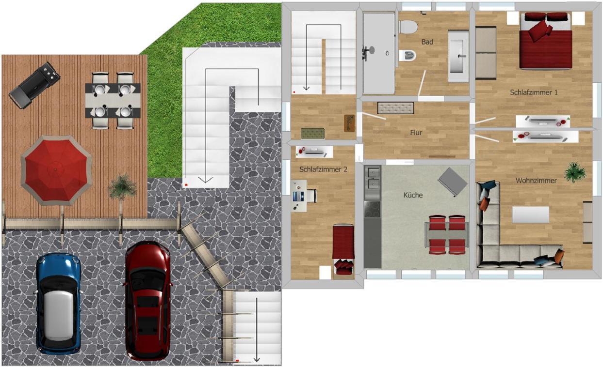 Am Quellenhaeuschen Apartamento Naila Quarto foto
